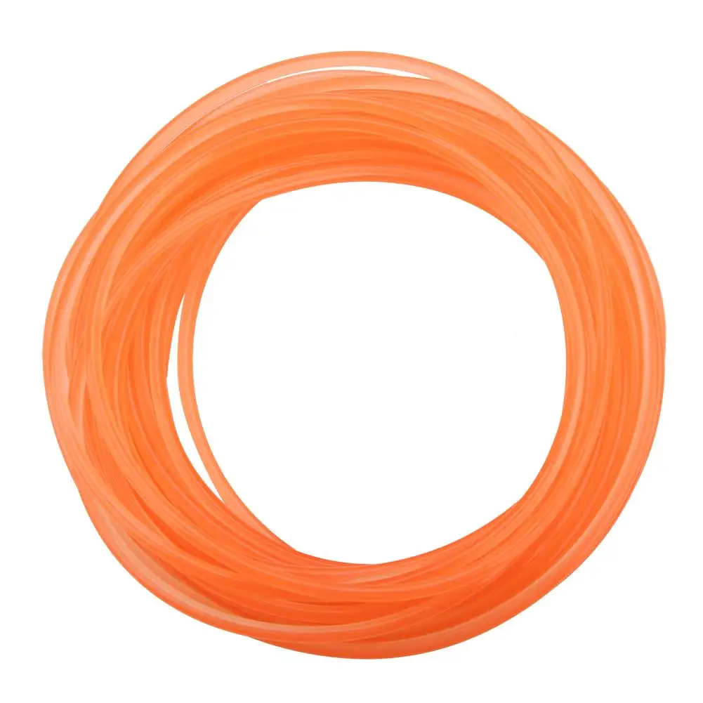 

Durable Orange Smooth PU Polyurethane Round Belt 6mm Diameter 10m Length for drive Transmission