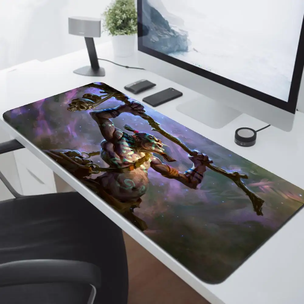 Witch Doctor Wraith King Zeus Mouse Pad Cartoon Lockedge Large Gaming Pad Computer Gamer Keyboard Mat Desk Mousepad PC Desk Pad