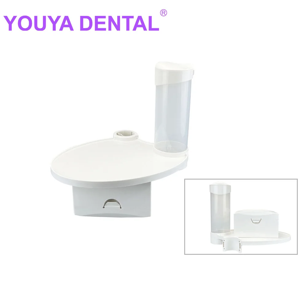 Dental Chair Scaler Tray Parts Instrument 3 in1 Dentistry Parts Tissue Cup Storage Holder With Paper Tissue Box Oral Care Dental