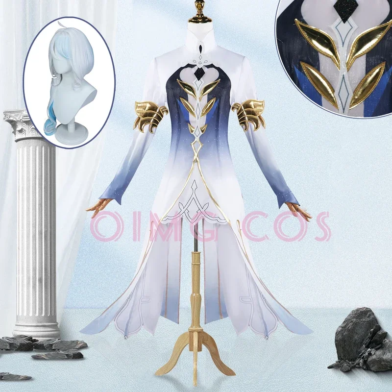 Demon God Focalors Furina Cosplay Genshin Costume Impact Divine Attire Carnival Uniform Anime Halloween Masquerade Women Game