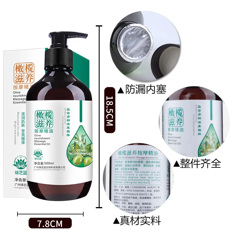 Minyak Tubuh Penghangat Berbasis Tumbuhan, Untuk Pijat Meridian & Punggung, Alami