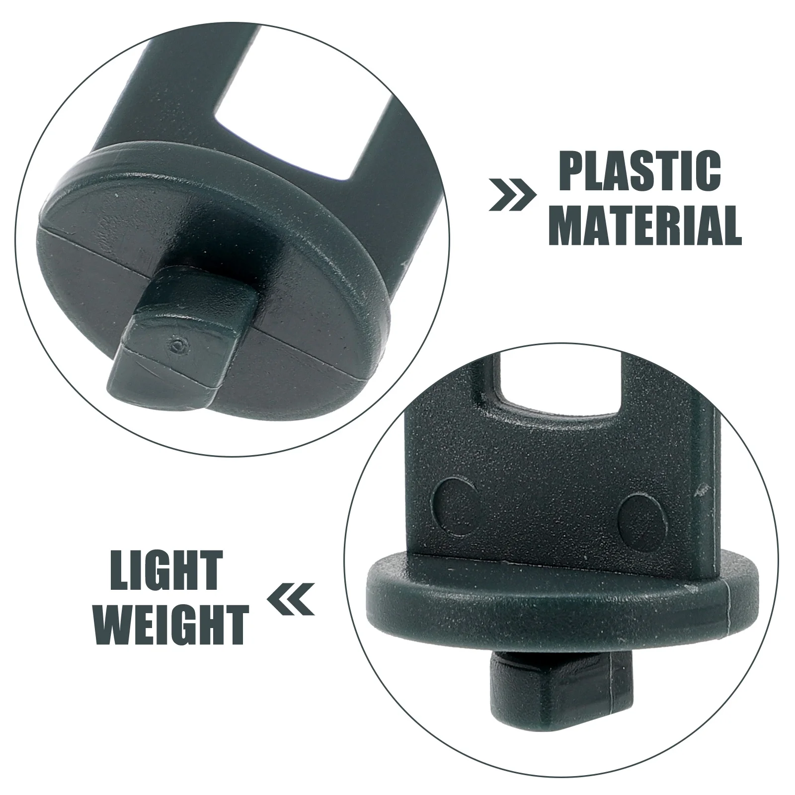 

50Pcs Greenhouse Hooks Plastic Plant Hangers Durable Hanging Clips for Pots Shade Nets Easy Operation Greenhouse Hook