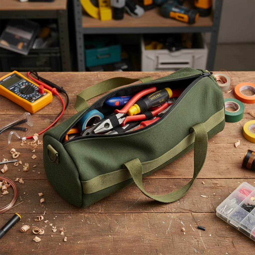 

Multi-Function Electrician Tool Bag Canvas Material Large Capacity Portable Hand Tools Storage Bags for Outdoor Camping Travel