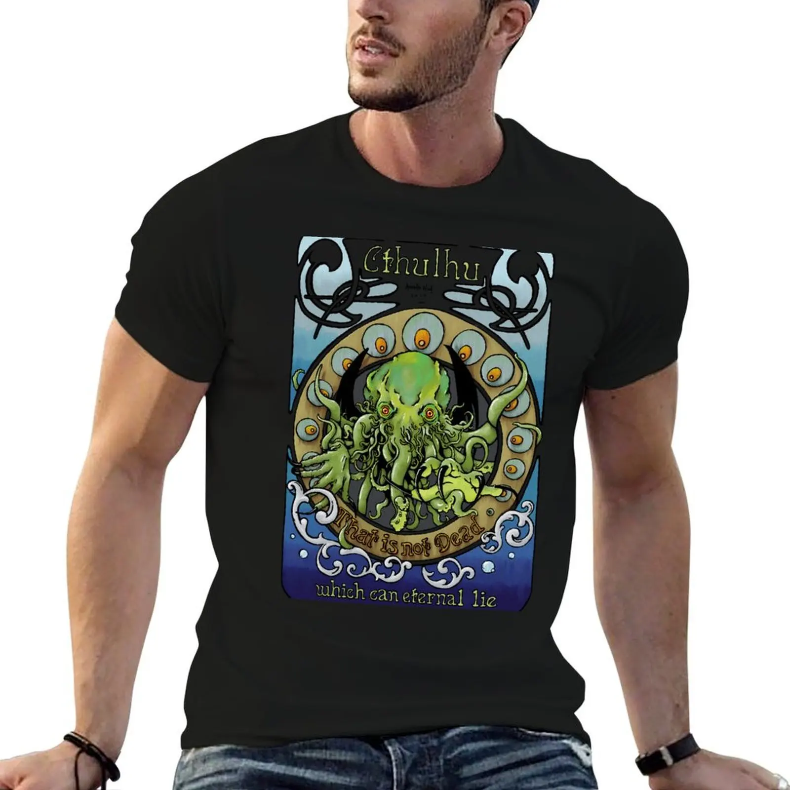 

Cthulhu Nouveau T-Shirt t shirt man designer man t shirt cotton high quality T-Shirt
