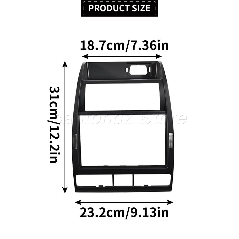 For Seat Leon Mk1 Toledo Mk2 1998 - 2006 New Air Outlet Radio Frame Central Console Panel Cover 1M0863263 Black