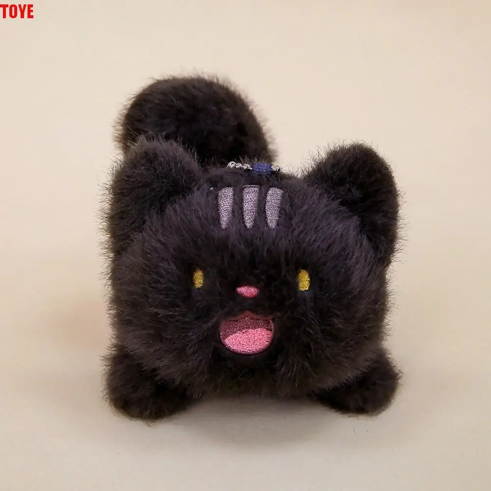 

Cartoon Cat Animal Doll Pendant Cute Style Creative Design Cat Plush Doll Keychain Keychain Function Plush Material