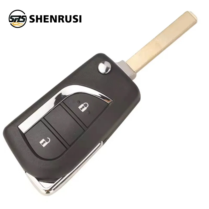 YONSEN New 433Mhz FSK Flip Remote Car Key for Toyota 2018+ Corolla RAV4 Hice Wildlander 2/3B VA2 Keys Fob Control H ID8A Chip view 4