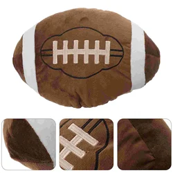 Plush Ball Toy Stuffed Football Pillow Winter Sports Themed Pillow Boy Birthday Gift Football Toy