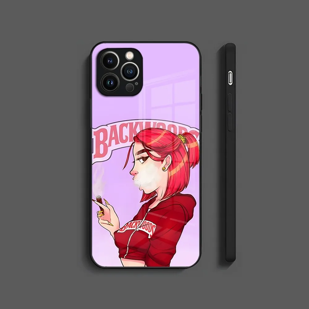 Backwoods Honey Berry Phone Case for iPhone 15 14 Pro 12 11 13 Mini X XR XS Max 8 7 6 Plus SE Glass Design Back Cover view 4