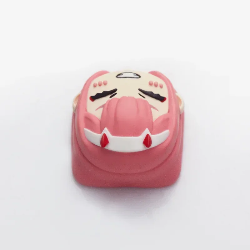 Zero Two Keycaps Diy Anime 3d Customized Personalized Cute Cartoon Keycaps Suitable For Mechanical Keyboard Accessories For Gift