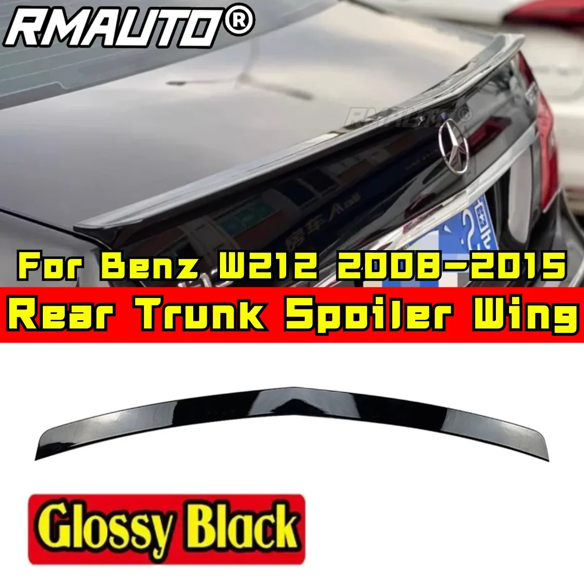 

Car Rear Trunk Spoiler Body Kit Car Rear Spoiler Wing For Mercedes Benz E Class W212 E180 E200 E260 E300 2008-2015 Tunning Part