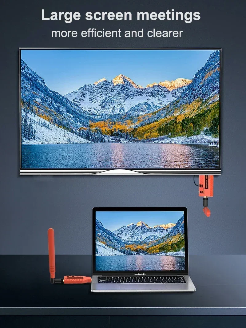 Imagem -05 - Transmissor e Receptor de Vídeo sem Fio Extensor Hdmi Adaptador de Exibição para Câmera tv Stick pc para Monitorar 150m 50m 100m
