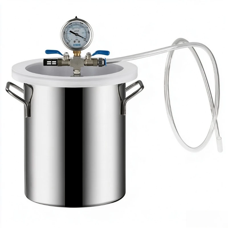 Vacuum Degassing Chamber Vacuum Defoaming Machine for Resin Silicone AB Glue Epoxy Mold Making Bubble Remover