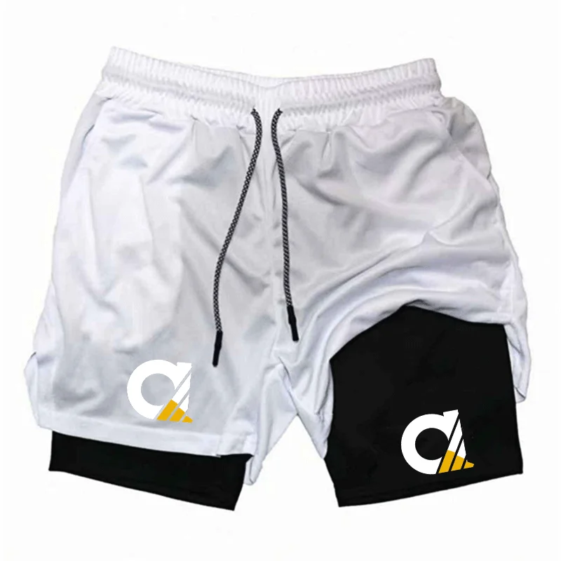 

Stylish Workout Running Shorts for Men Gym Athletic Breathable Shorts Summer Casual Shorts with Pockets