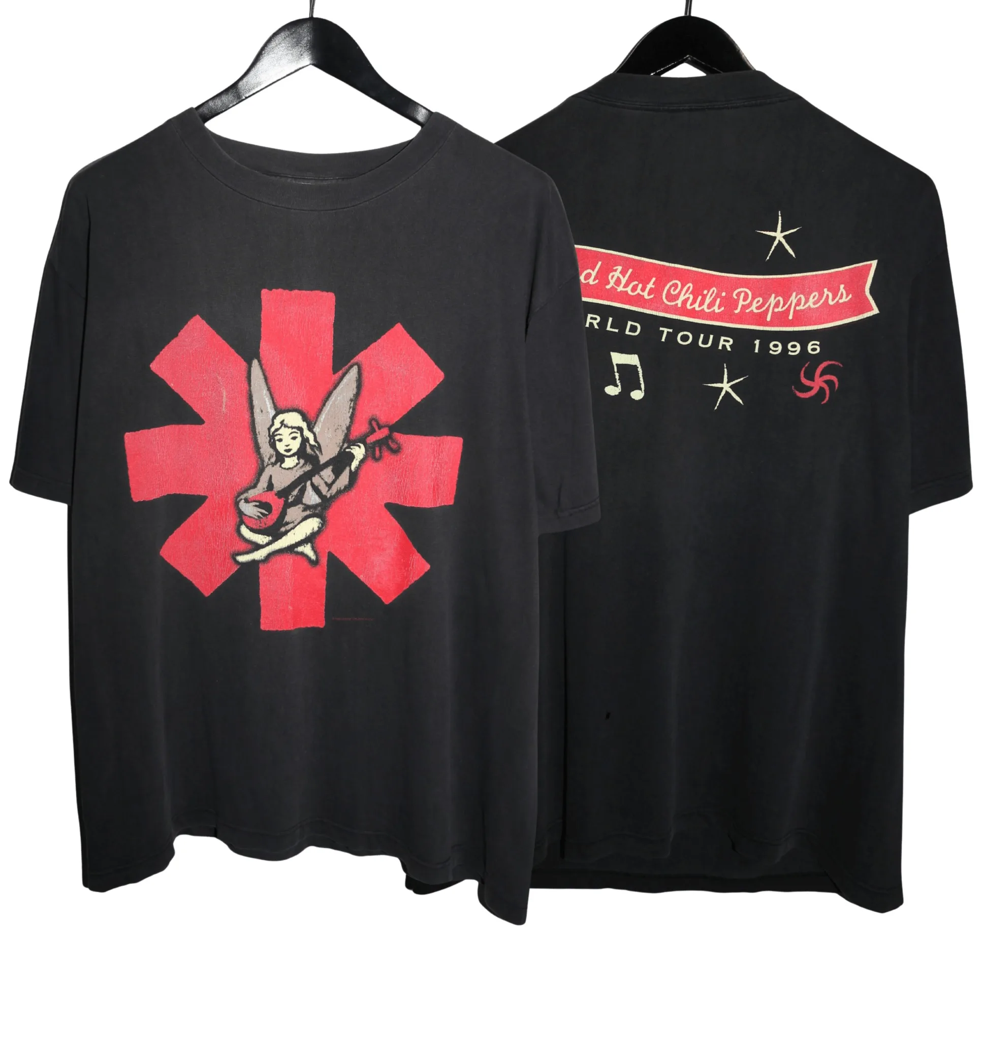 Red Hot Chili Peppers 1996 One Hot Minute Tour RHCP Rock Band Graphic T-Shirt Cotton Men Women Streetwear Tee