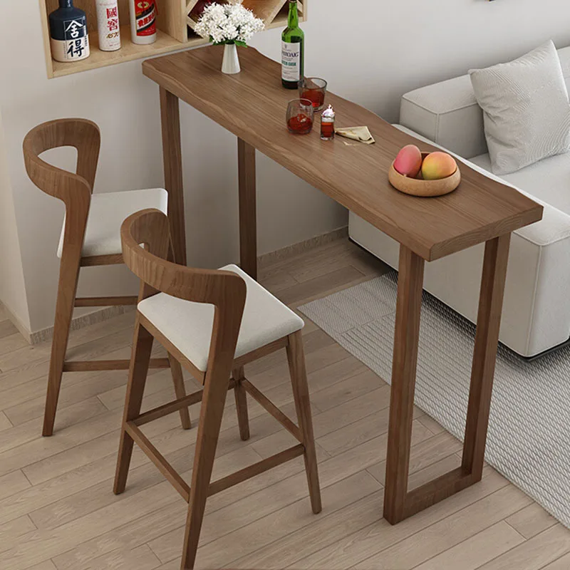 Mesa de comedor de suelo para el hogar, Bar, sillas para sala de estar, muebles para vino, cocina, Buffet, mostrador, Duvara Masa, estrecho, largo, minimalista, moderno