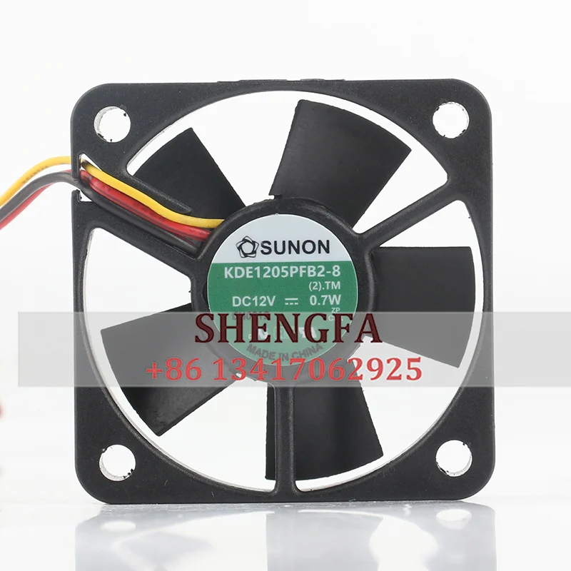 

New original SUNON KD1205PFB2-8 50*50*10MM DC12V 0.7W 5CM cooling quiet fan 5010 2-wire