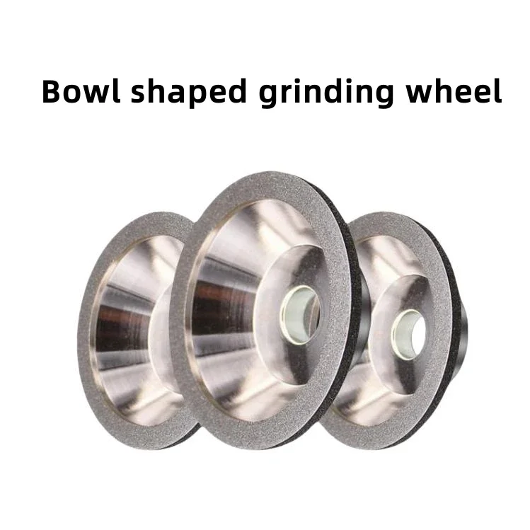 

100mm electroplated diamond bowl shaped grinding wheel tungsten steel milling cutter grinding disc