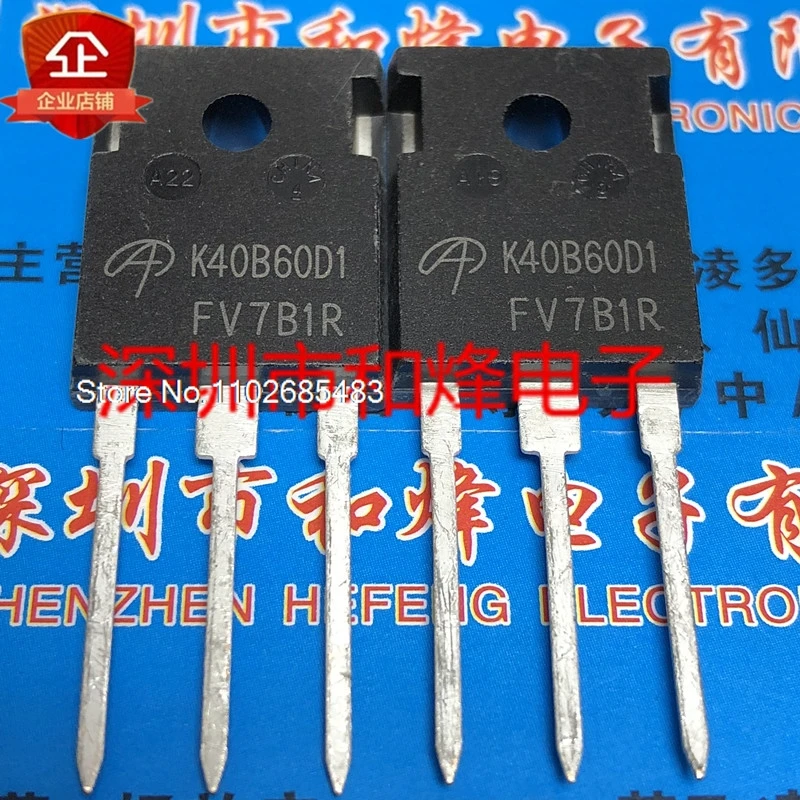 (5PCS/LOT) AOK40B60D1 K40B60D1  TO-247