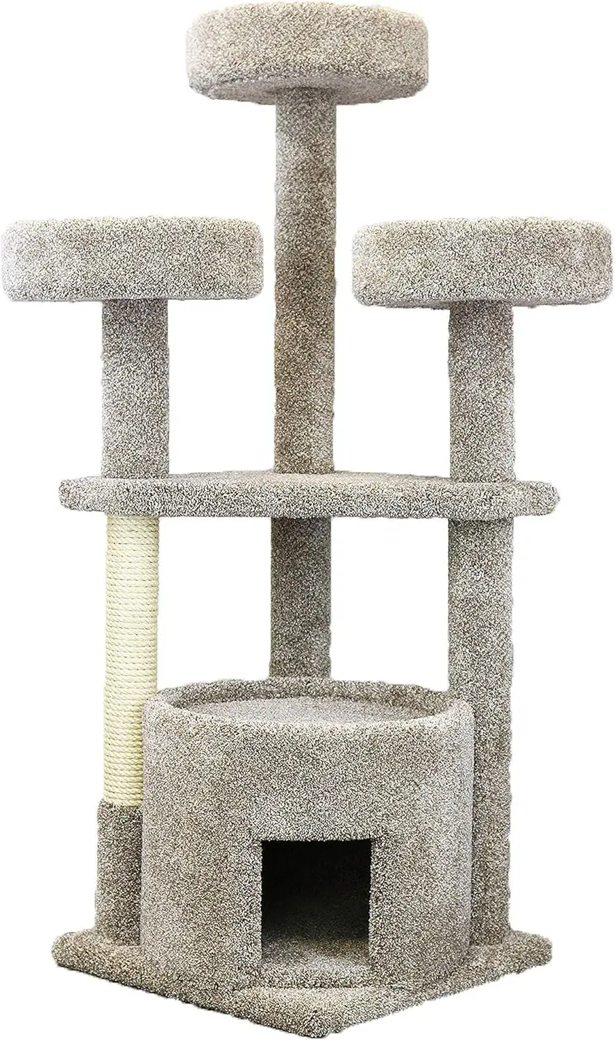 Prestige Cat Trees 130014-Neutral Main Coon Cat House Cat Tree cat tree house