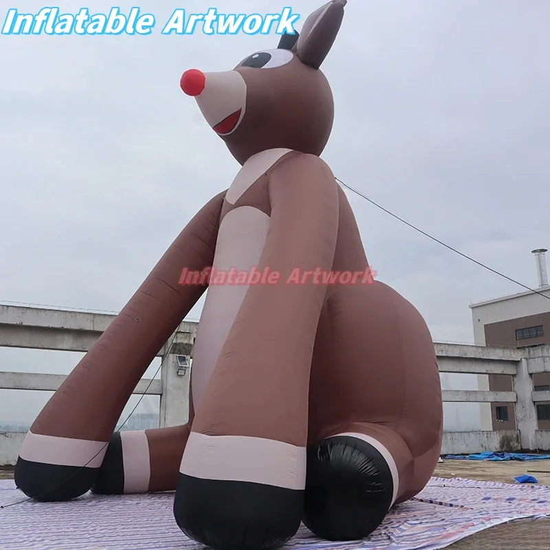 Customized Christmas Large Blow up Reindeer for Yard Blow up Decorations Toys