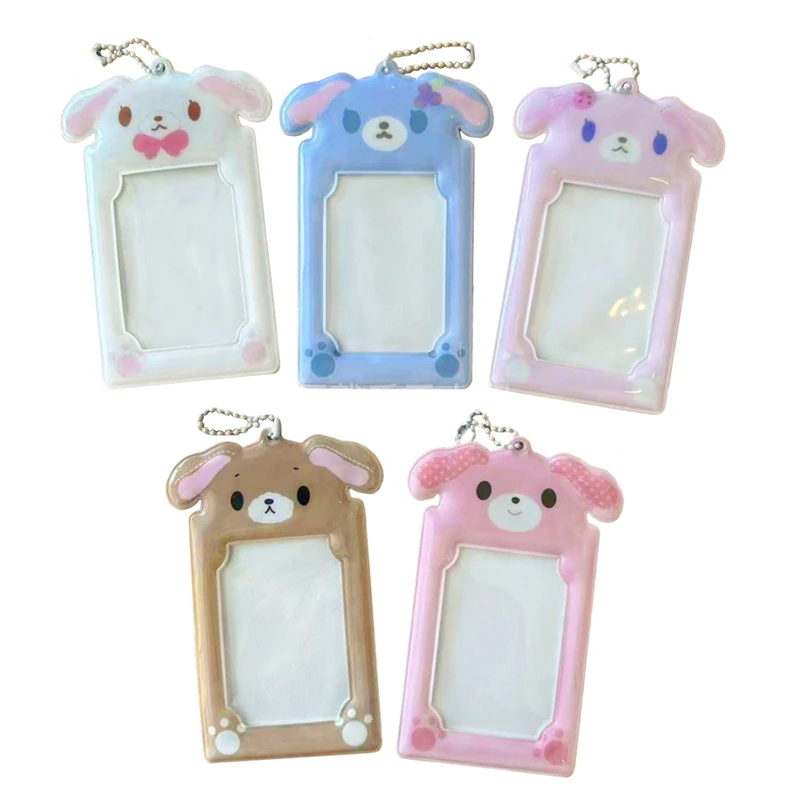 

Sugarbunnies ID Card Holder Pass Case Strawberryusa Blueberryusa Kawaii Cute Idol Photo Display Card Case Bag Keychain Keyring