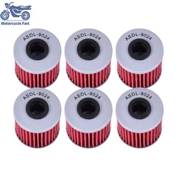 1/4/6 pcs Oil Filter For Suzuki FL125 UK110 SDW Address RM-Z250 RMZ 250 RMX450 RMX450Z RM-Z450 RMZ450 RMX RMZ 250 450 2004-2018