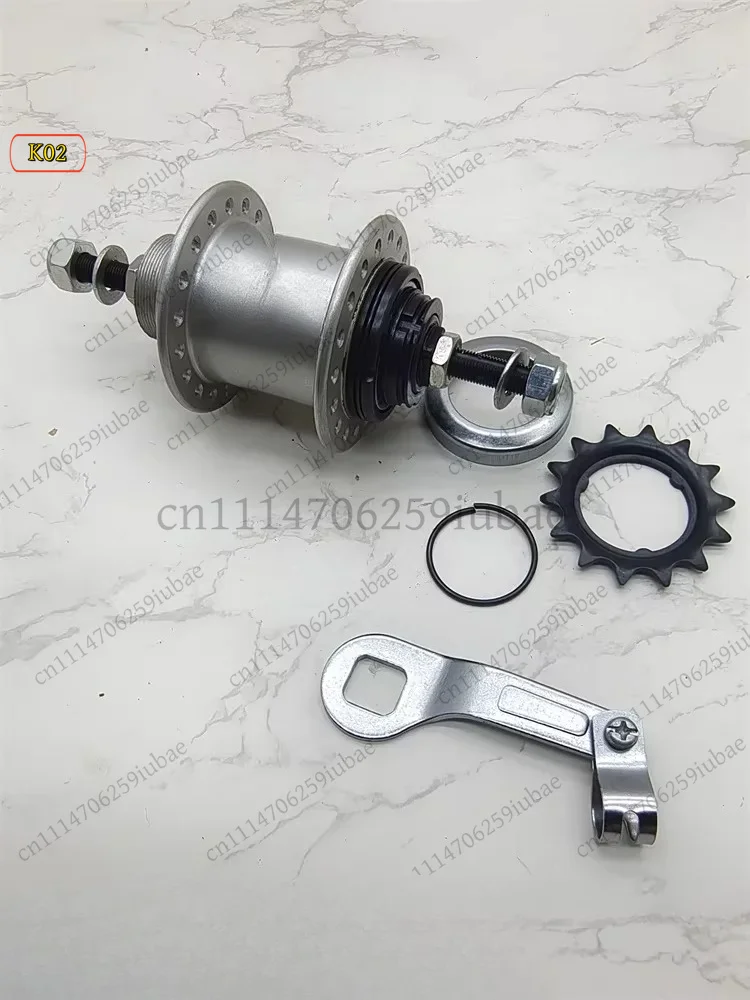 LJ_Bicycle 36-hole two-way hub MBI, Japanese-style leisure bike, automatic gears, 14-tooth / coaster brake V-brake rear hub