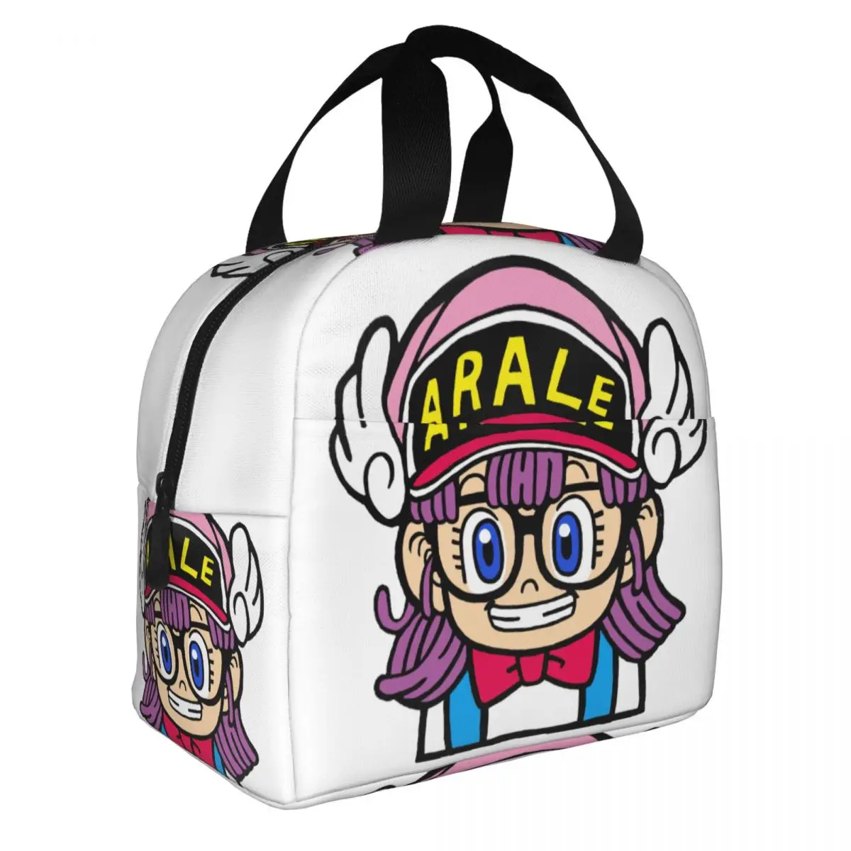 Cartoon Comics Arale Dr Slump Lunch Bag Men Women Cooler Warm Insulated Lunch Boxes for Office