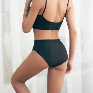 سراويل قطنية للحيض للفتيات والأطفال ، ملابس داخلية من 4 طبقات ، امتصاص متوسط التدفق ، سراويل داخلية ، قماش مطبوع ، مراهقين ، أطفال أفضل 10 سراويل نانو ثونغ مبيعا - رقم 10