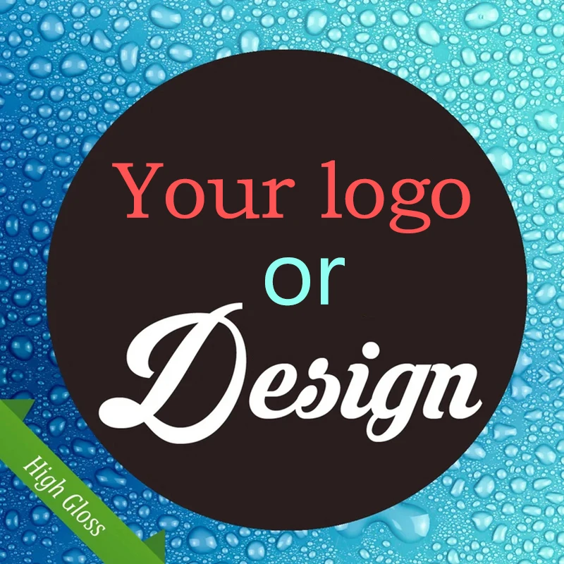 ‌Custom Embossed Stickers for Celebrations - Thick Matte Finish Personalized Decor for Weddings Birthdays Baptisms