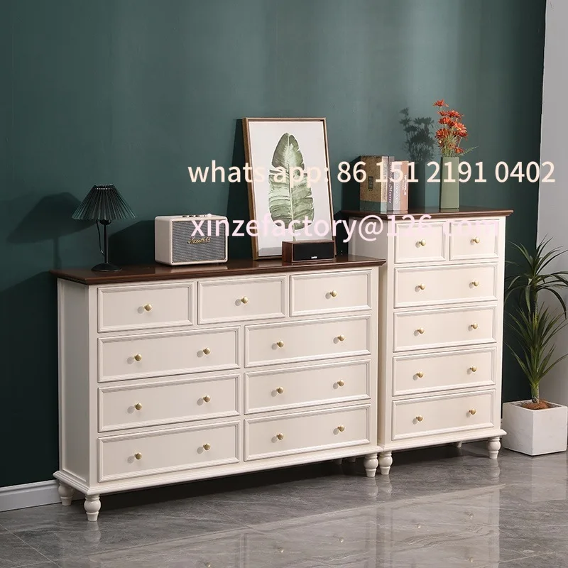 

Customizable Nordic minimalist modern chest of drawers