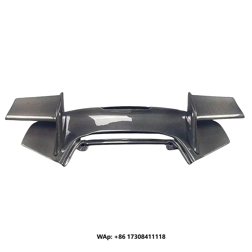 488GtbM style rear spoiler carbon fiber decorative rear spoiler quality assurance