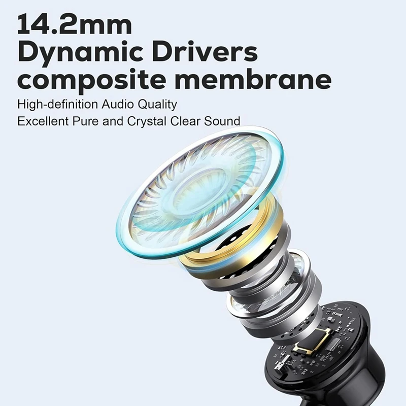 USB C Headphones Magnetic Wired Earbuds With Microphone, In-Ear Earphones For Iphone 15 Pro Plus Max/Samsung Galaxy S24