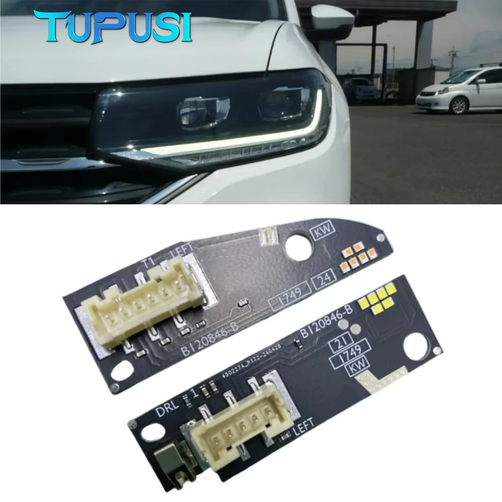 Panneau de clignotants DRL blanc 2GM.998.479 pour VW T-CROSS Tcross 2020-2023, phare LED, feux de jour 2GM.998.479