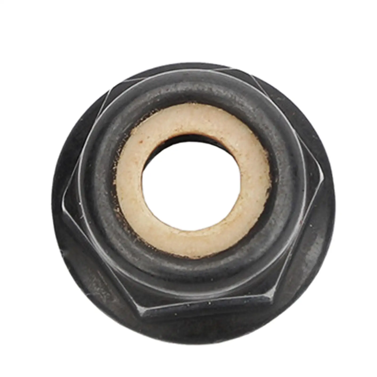 Trimmer Gearhead Nut Reverse Thread Collar Nut,Replacement Metal Lightweight Black M10x1.0 Thread Collar Nut for FS160 FS120