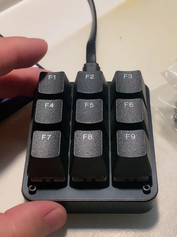 For Custom 9 Keys Bluetooth Mechanical Keypad Programmable Macro Shortcut Pad For Office Gaming Operation