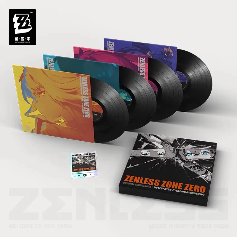 Official ZenlessZoneZero Genuine Original Import “Extreme Commission” Game Soundtrack Vinyl/Colored Vinyl Collector's CD