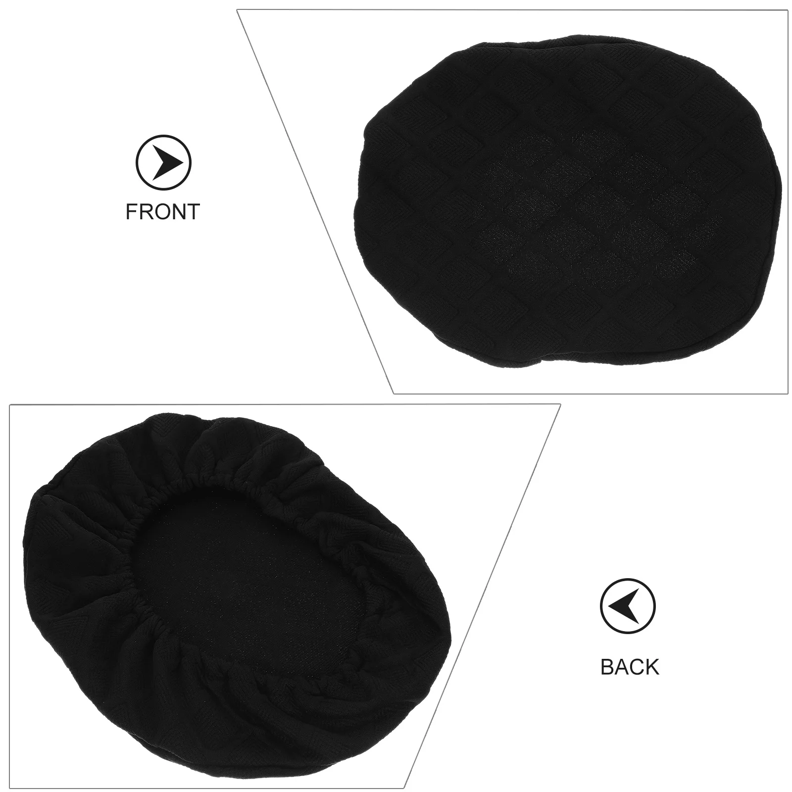 

Headrest Cover For Office Chair Polyester Smooth Elastic Band Computer Chair Head Pillow Cover Office Supply Home