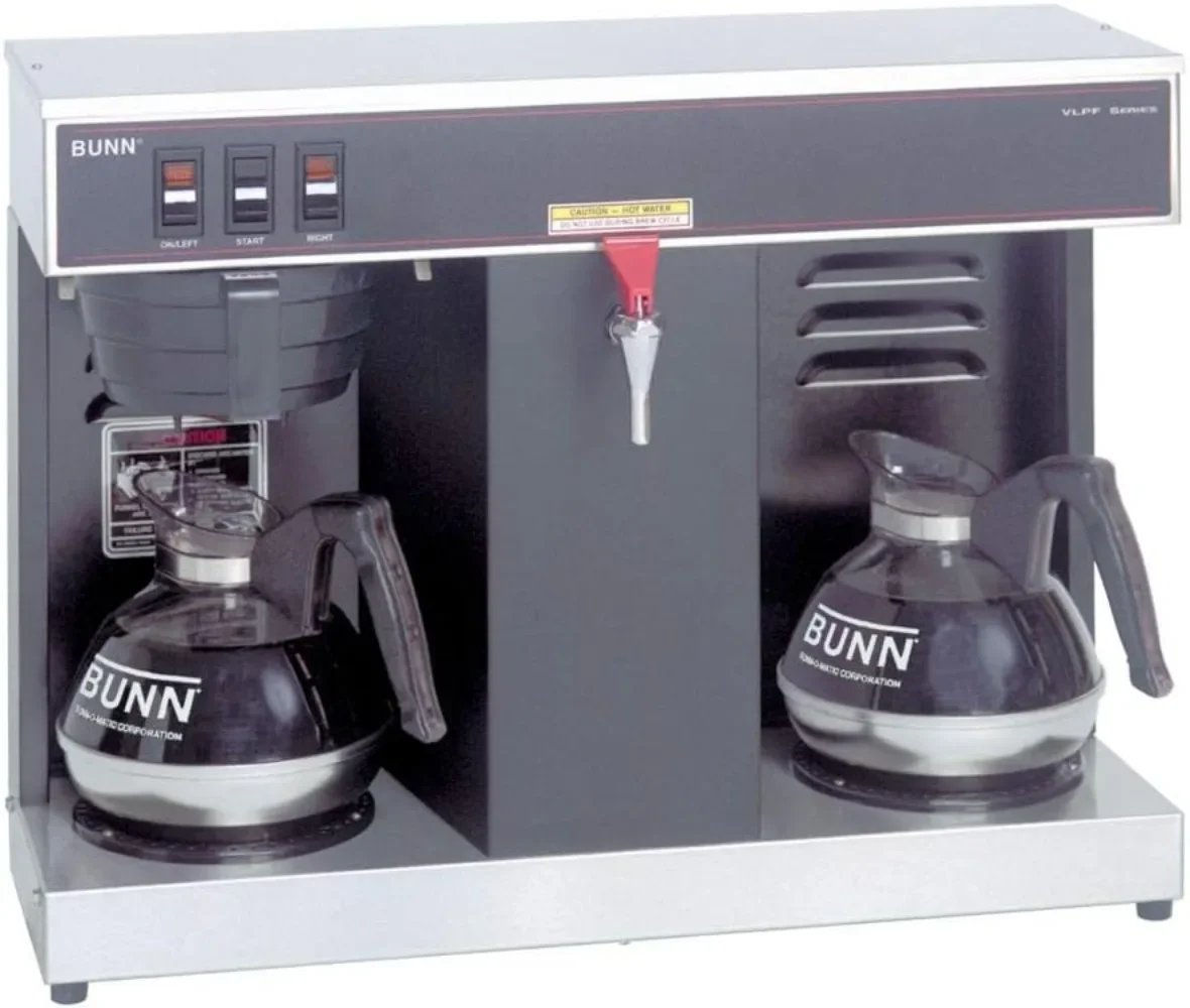 BUNN VLPF, 12-Cup Automatic Commercial Coffee Maker, 2 Warmers, 07400.0005