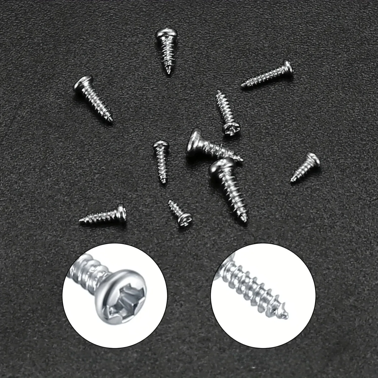 600/1200 sets Miniature self-tapping screws, Miniature crosshead metal screws classification kit