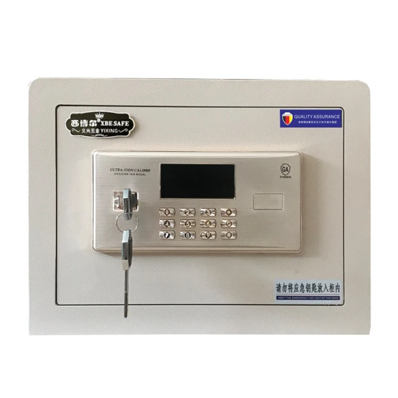 

Сейф с паролем для домашнего офиса, цельностальный CK265, электронный сейф, противоугонный настенный сейф