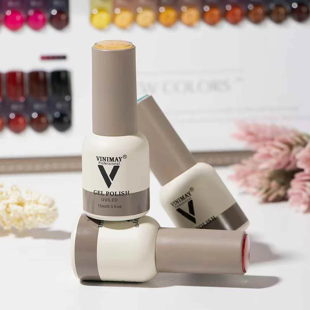 VINIMAY 70 Farben einfarbiges Nagel-Gel-Nagellack-Set, vollständige Abdeckung, Gel-Lack, Nagelstudio, Großhandel, Marnicure, UV-Gel-Lern-Set
