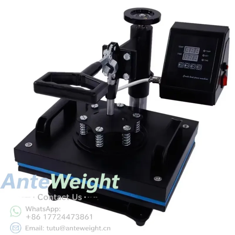 Manual Heat Press Machine Sublimation Machine T-shirts Printing Machine for Heat Transfer Business Card