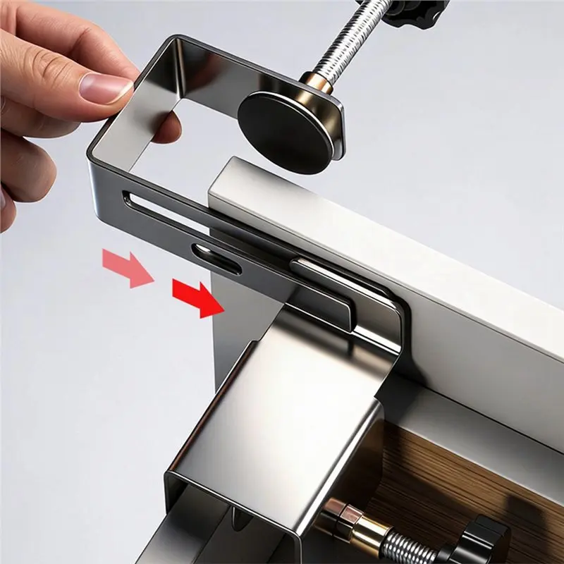 AB66-Furniture Mounting Clamps For Adjustable Drawer Front Panels For Efficient Installation