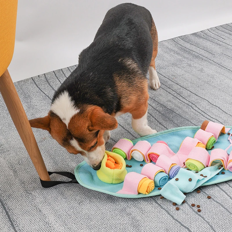 Interactive Snuffle Mat for Dogs, Pet Toys, Puzzle Games, Sniffing Mats, Enhance Feelings, Non-slip, Slowing Feeding, Foraging P