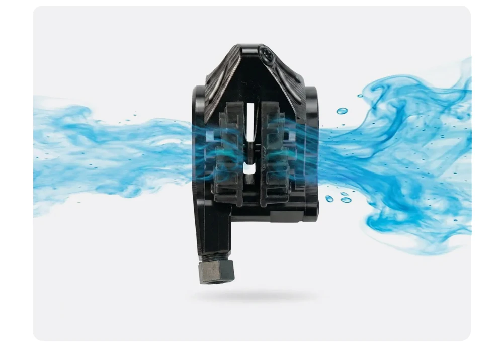 ZRACE XG Flat Mount Caliper, hydraulischer Straßenbremssattel, ICE-TECH-Pads, BMX-Raceing-Bremssattel, vollständig CNC, leicht – Detail 9