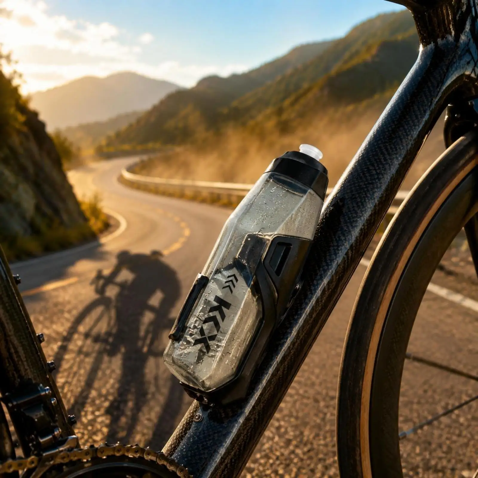 Cycling Hydration Contain Insulated Press Sports Bottle Cage Set for Fitness Riding and Commuting