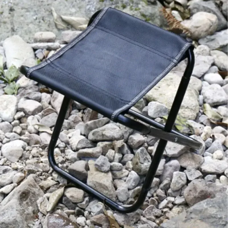 A Outdoor Portable Folding Fishing Trip Camping Ultra Light Portable Line Subway Folding Mazar Mini Lounge Stool