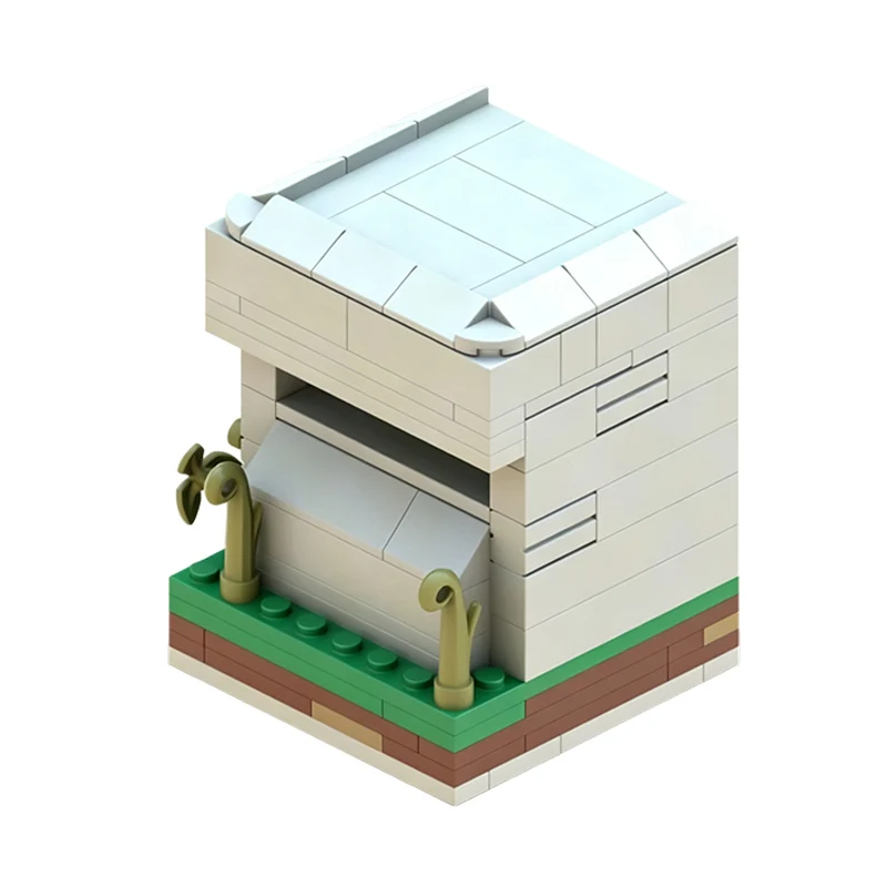 Military Bunker Fortification Model MOC Building Bricks War Equipment Style Modular Technology Gifts Holiday Assemble Toys Suit
